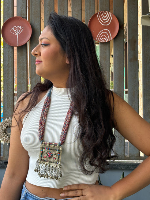 Meher Mahal Patwa Thread Necklace